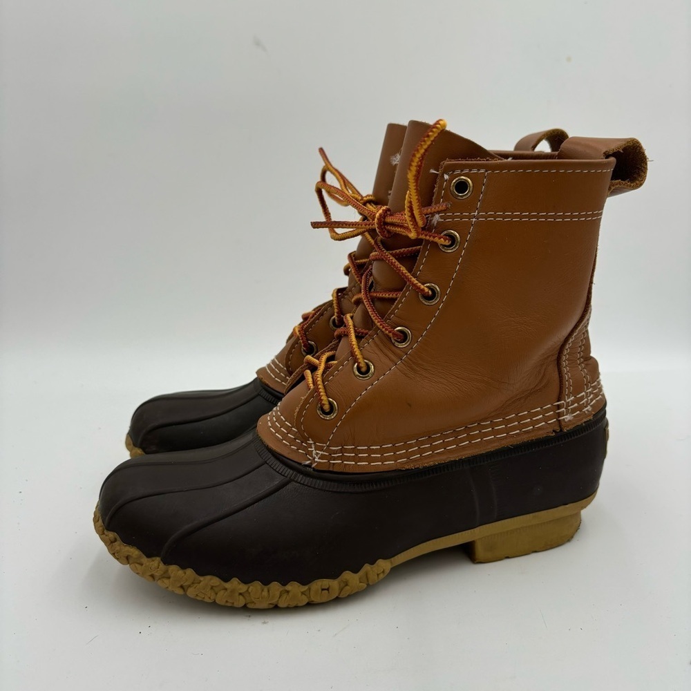 L.L. Bean Women’s 6 Brown Leather 8” Waterproof Winter Duck Boots